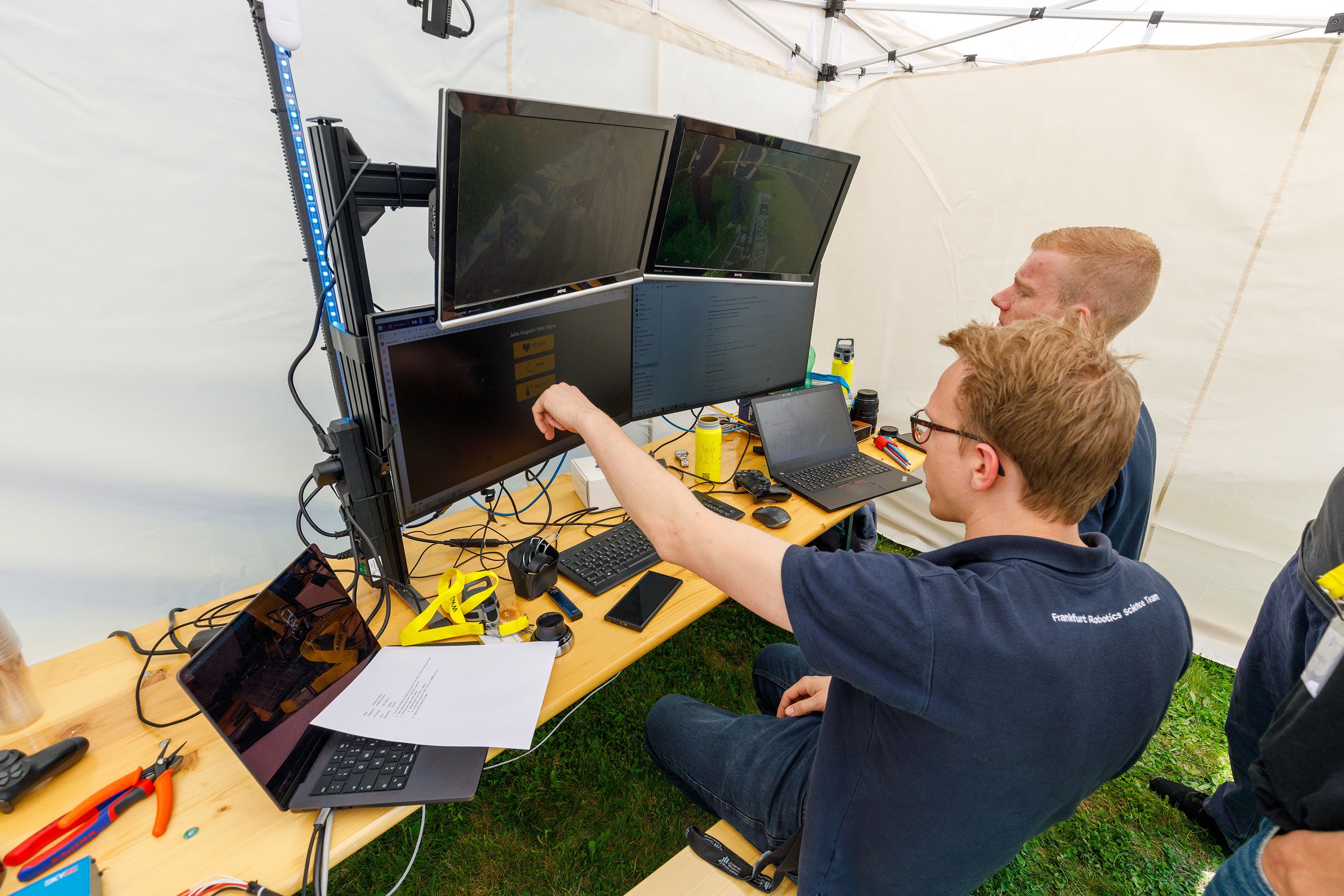 Operation from the control station